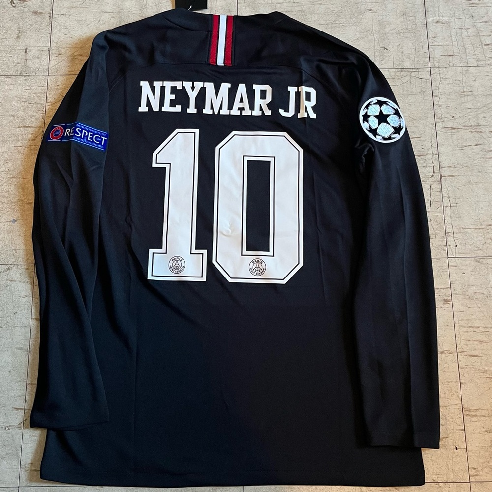 NEYMAR 10 PSG 18/19 AWAY JERSEY LONG SLEEVE ( M)